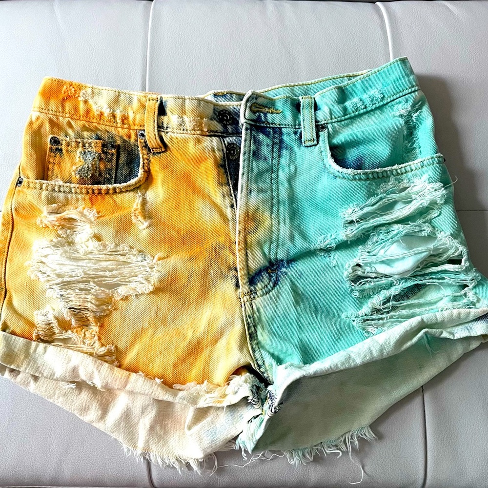 CARMAR LF Distressed Denim Shorts